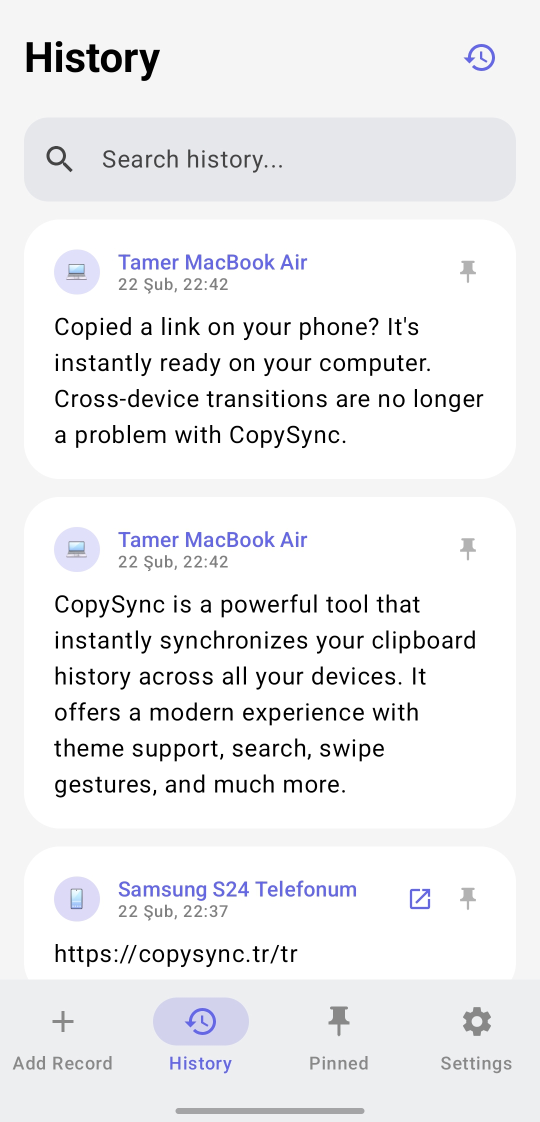 CopySync Android v2.0