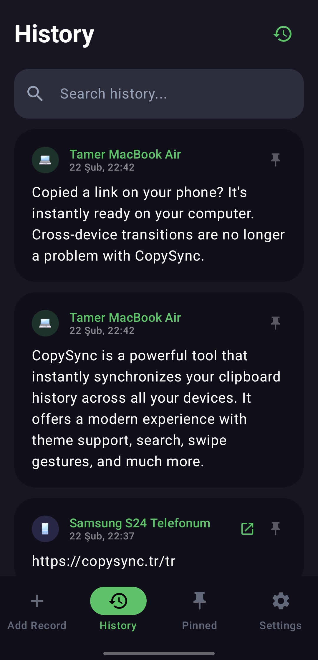 CopySync Android v2.0