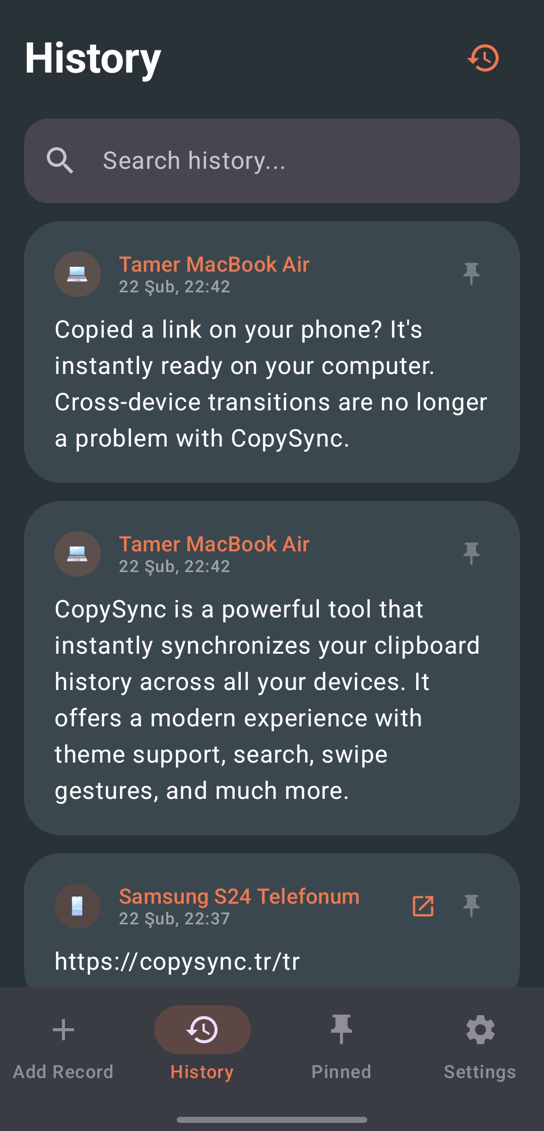 CopySync Android v2.0